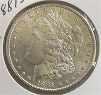 1881S Morgan Silver Dollar