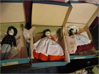 Lot of 3 Beautiful Vintage Madame Alexander Dolls