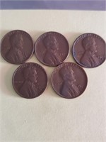 5X 1946-S Wheat Pennies