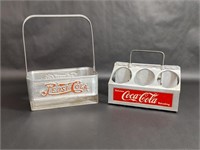 Vintage Coca-Cola & Pepsi Cola Bottle Holder