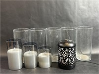 Three Candles, Five Candle Holders and Diffuser