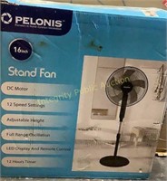 Pelonis 16” Stand Fan Black
