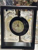 Black hanging clock