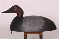 Canvasback Drake Duck Decoy by Fred Plicta of