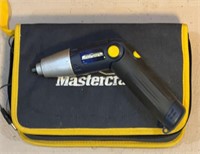 Mastercraft cordless screwdriver working