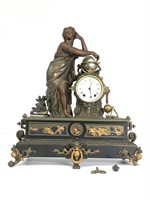 Mitchell Vance & Co. NY Figural Mantle Clock