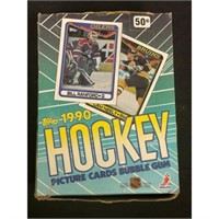 1990 Topps Hockey Full Wax Box