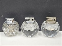 3 Table Lighters See Sizes