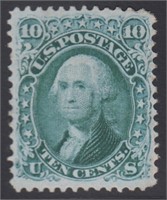 US Stamps #68 Used with APS certificate stating
