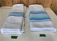 2 Bonnes couvertures en flanelle ( lavée...