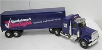 Ertl Die Cast Unclaimed Freight  Tractor Trailer