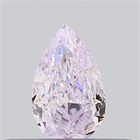 GIA Certified Natural Light Pink Pear Diamond