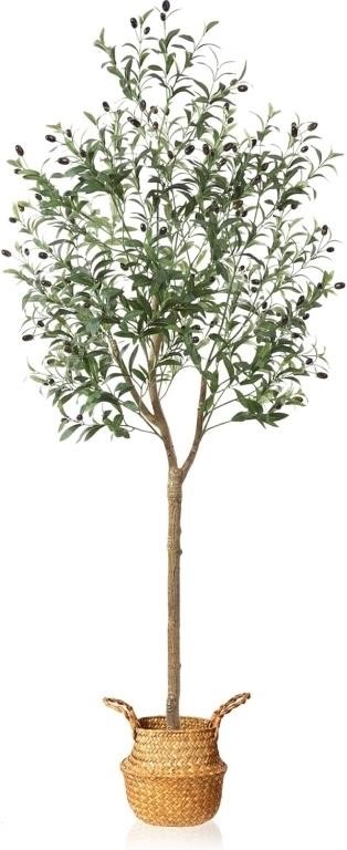 MOSADE Artificial Olive Tree 6 Feet