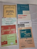 Clarinet music books