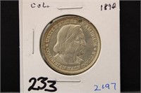 1892 COLUMBIAN EXPOSITION  HALF DOLLAR