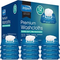 Inspire Adult Wet Wipes  8x12  600 Count.