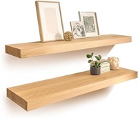Habudda Floating Shelves, Wooden Wall Shelf