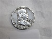 1957 Franklin Half Dollar