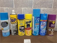 Easy-off, lysol spray, oven cleaner etc