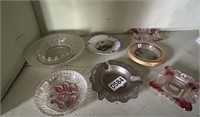 LOT OF VINTAGE ASHTRAYS