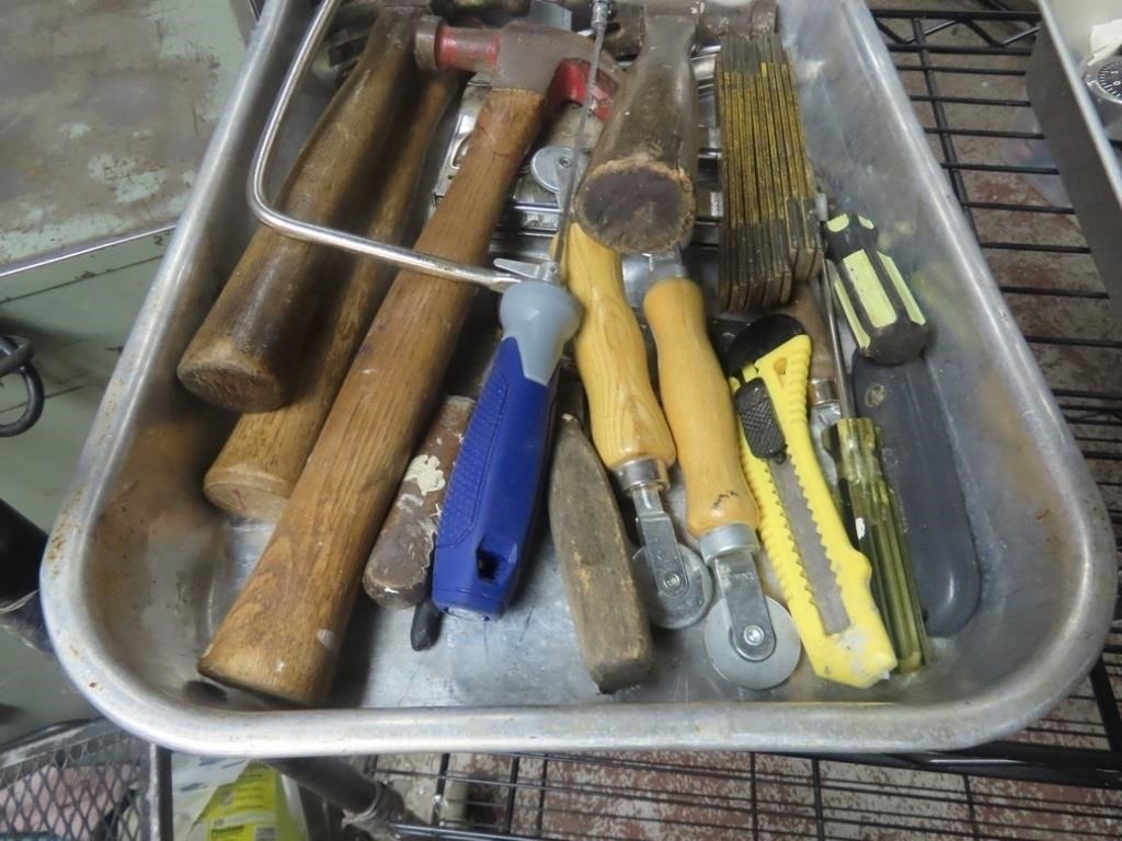 Assorted tool lot.