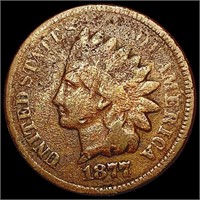 1877 Indian Head Cent NICELY CIRCULATED