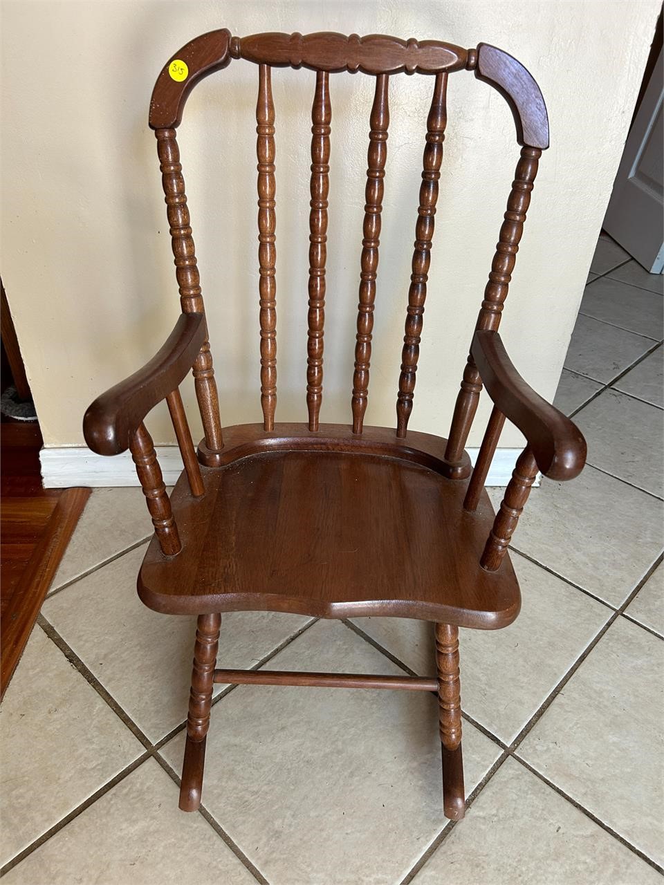 Kid's Vintage Wood Rocking Chair