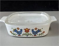 Corning wear dish with lid