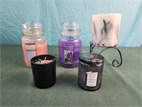 Yankee candles, assorted candles