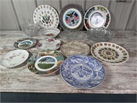 2-Flats of Miscellaneous Plates and Bowls