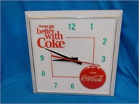 1950'S COKE LIGHTED CLOCK