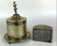 Mappin Bros. & Cross Silverplate Boxes