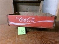 Vintage coca cola bottle crate box