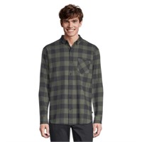 BROWN RIPZONE Monte 2.0 - Men's Flannel Shirt XL