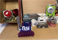 Trailer Lights- CD Player-Giants Scarf & More