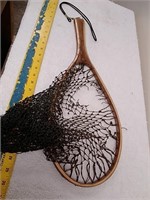 Wood fishing net for decor