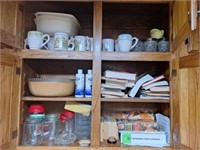 Contents of Upper Kitchen Cabinets