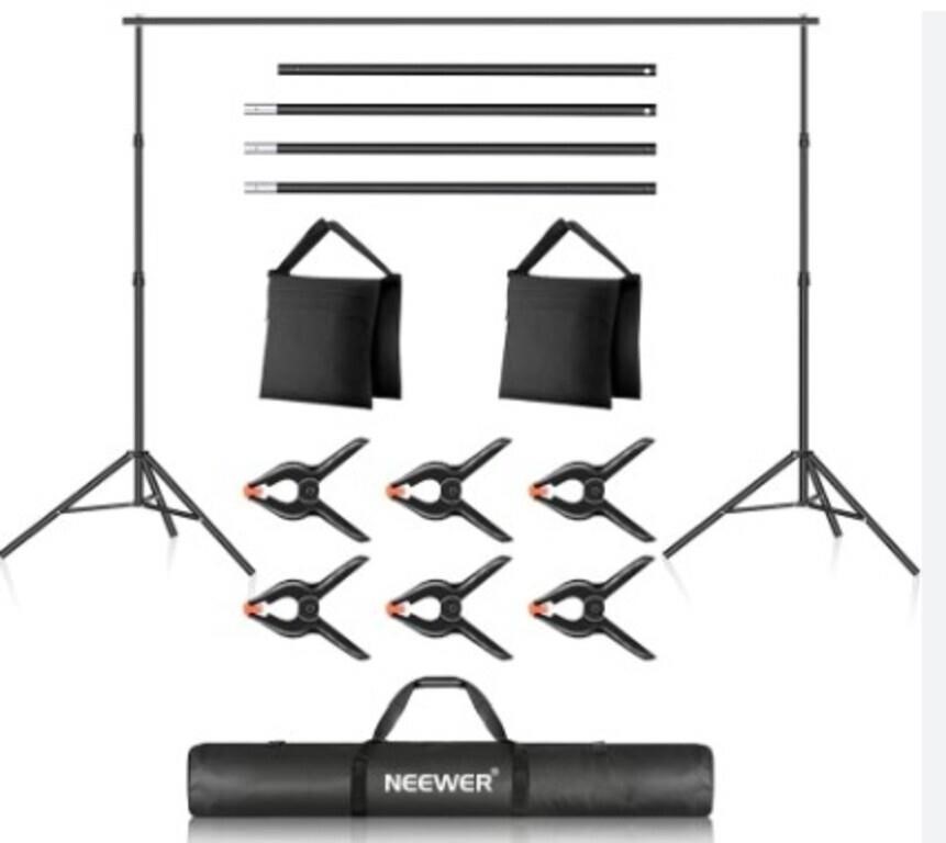 Neewer Backdrop Stand 10ft X 7ft, Adjustable