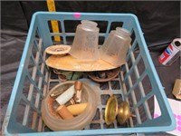 Assortment of Antique Lighting Parts (see photos)