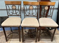 11 - LOT OF 3 MATCHING CHAIRS