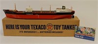 1961 TEXACO TOY TANKER (BOAT) TOY / BOX / INFO