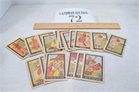 Antique Old Maid Playing Cards