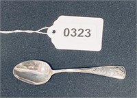 Sterling Silver Salem Witch Spoon WOW