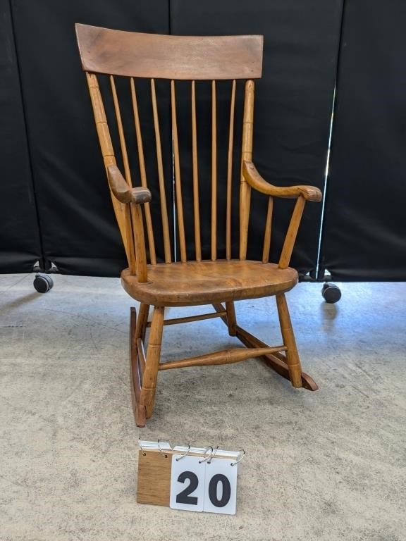 Early Pine Rocking Chair