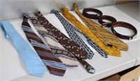 Vintage Ties & Leather Belts