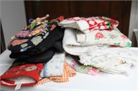 Lot of Towels & Kitchen Helpers
