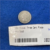 1866 Three-Cent Nickel