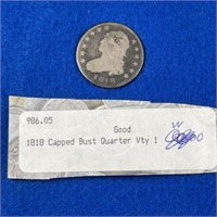 1818 Capped Bust Quarter