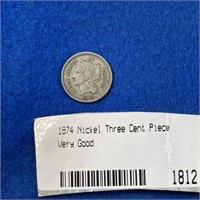 1874 Three-Cent Nickel