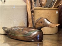 1977 Carvers Collection Hand Colored Mallard Decoy